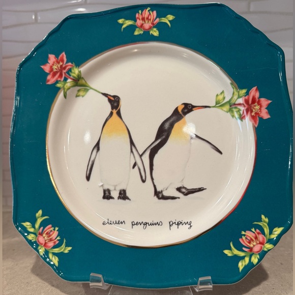 Lou Rota 12 days of Christmas Plate ( ten Lords Leaping) - Picture 7 of 17